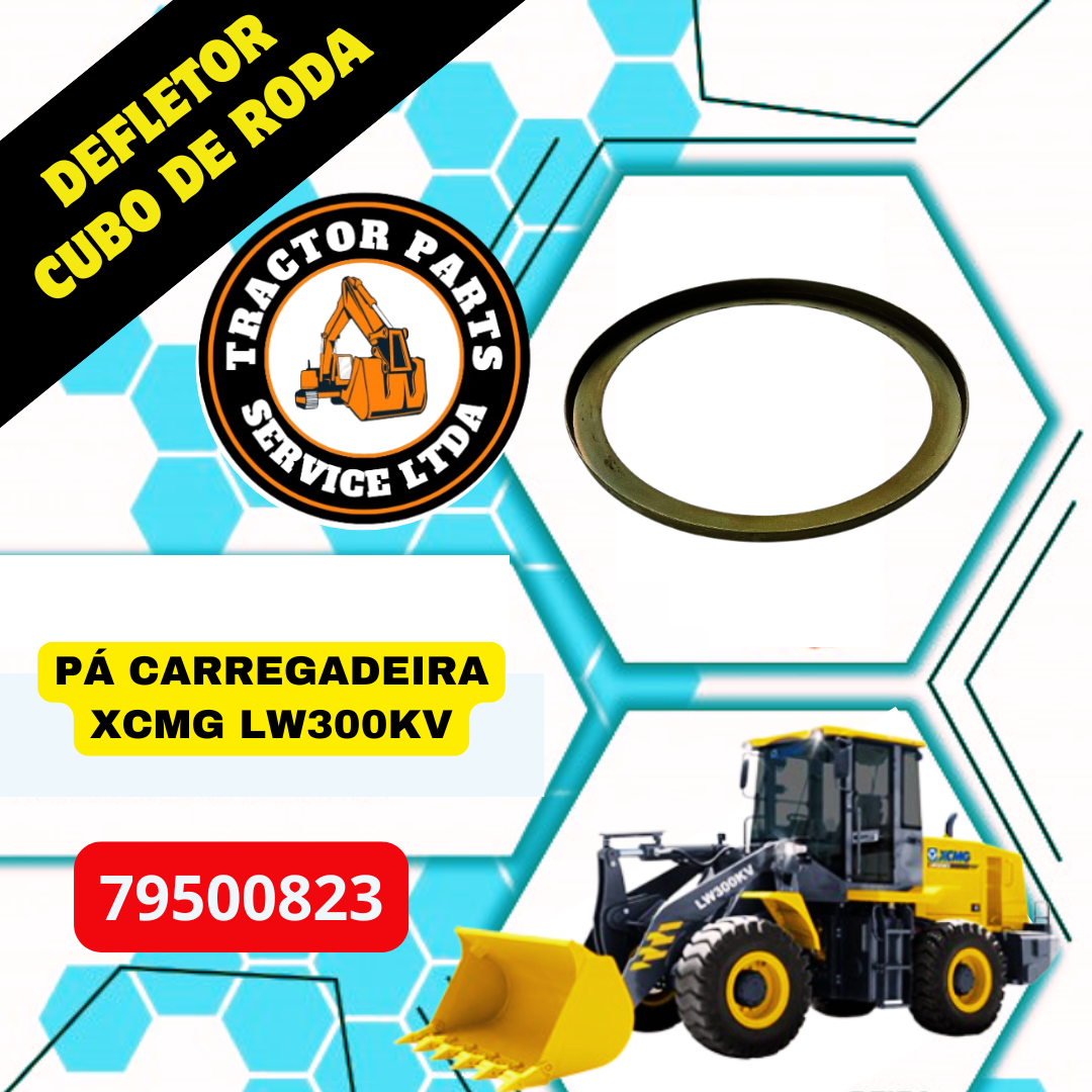 Defletor do Retentor de Roda XCMG LW300KV - 79500823 - Imagem 2