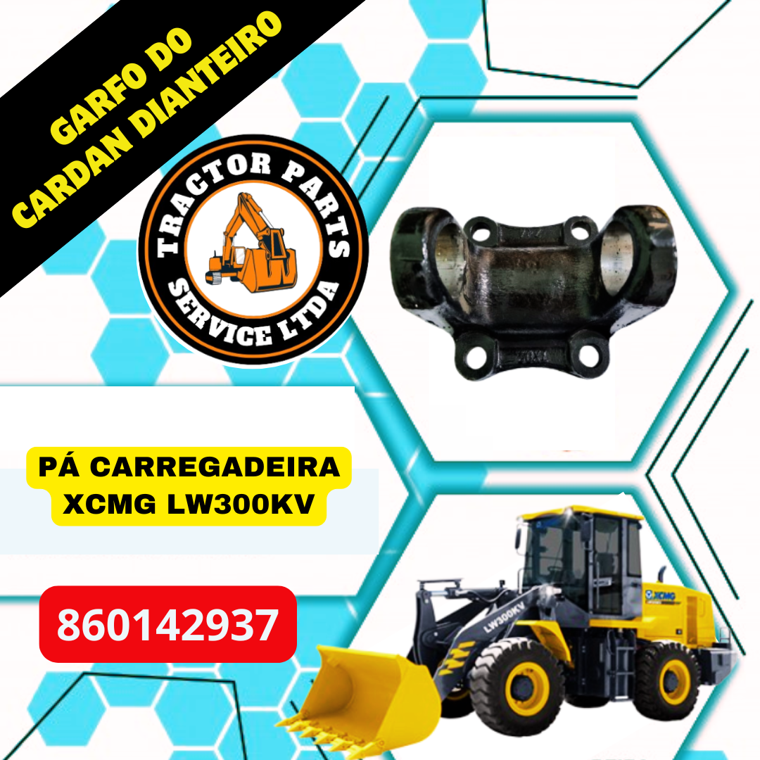 Garfo do Cardan Dianteiro XCMG LW300KV - 860142937 - Imagem 2